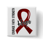 Courage Faith Hope 5 Sickle Cell Disease Pinback Button