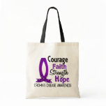 Courage Faith Strength Hope Crohn's Disease bags