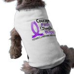 Courage Faith Strength Hope Hodgkin's Lymphoma pet clothing