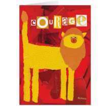 Courage Greeting Card