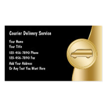 Courier Delivery Business Cards