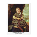 Court Dwarf Francisco Lezcano By Diego Velazquez postcards