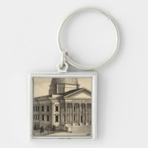 Court House, Santa Clara Co Key Chain