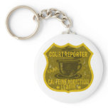 Court Reporter Caffeine Addiction League keychains