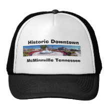 Court Square and Park McMinnville Tennessee, Mesh Hat