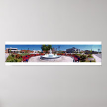 Court Square and Park McMinnville Tennessee Poster