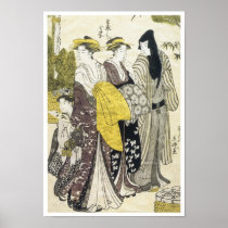 Courtesan on Promenade, Gokyo, 1780s