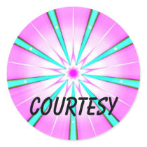 Courtesy (Virtue sticker)
