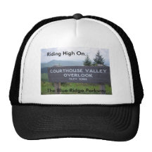 CourtHouse Valley Overlook Sign Mesh Hats