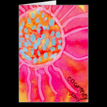 Courtney's Sun Birthday Card cards