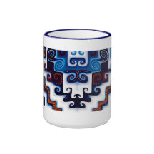 Courtyard in Snow Coffee Mug