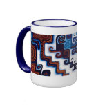Courtyard in Snow mugs