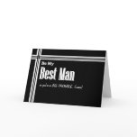 COUSIN  Best Man  Wedding Invitation - Funny cards