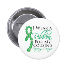 Cousin's Inspiring Courage - Liver Cancer Buttons
