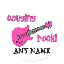 Cousins Rock! with Pink Guitar