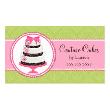 Couture Cake Bakery Business Cards