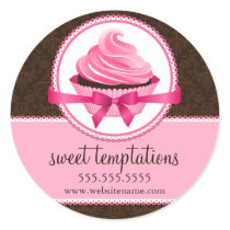 Couture Cupcake Bakery Box Seals