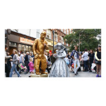 Covent Gardens Living Statues Customised Photo Card