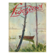 Cover, Lisez-Moi, Boats in the lagoon Post Cards
