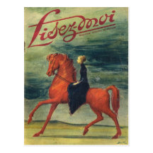 Cover, Lisez-Moi, Lady on horseback Postcards