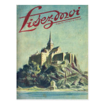 Cover, Lisez-Moi, Mount St Michel Post Card