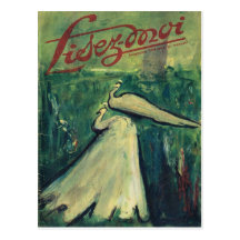 Cover, Lisez-Moi, White birds among the trees Postcard