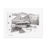 Covered Bridge - postcard