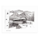 Covered Bridge - postcard