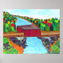 covered bridge posters