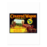 Covered Wagon Bartletts Postcard