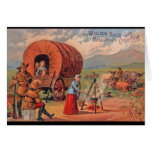 Covered Wagon Greeting Cards