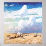 Covered Wagons by NC Wyeth posters