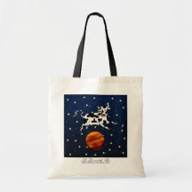 Cow Aims Higher, shopping bag