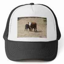 Cow and Baby hat