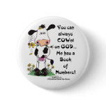 Cow and Ladybug COWnt on God buttons