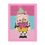 Cow Birthday Cards and Postage postcards