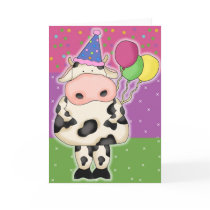Cow Birthday Cards and Postage Stamps