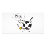Cow Eat Me I'm Juicy photo cards