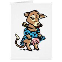 Cow Flirt Card