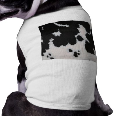 Cow fur Dog T-Shirt by gavila_pt
