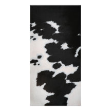 Cow fur picture card
