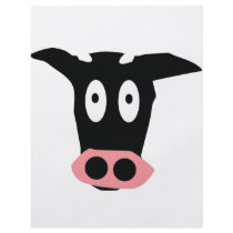 cow head icon flyer