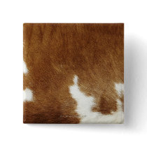 Cow hide button