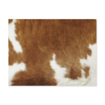 Cow hide postcards
