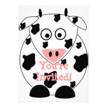 Cow Invitation