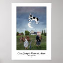 Cow Jumped Over the Moon Print