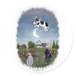 COW JUMPED OVER THE MOON STICKER