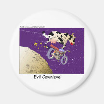 Cow Jumps Moon Funny Gifts & Collectibles Magnets