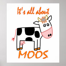 Cow Moos Posters