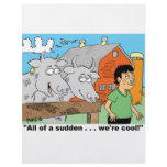 COW / NOSE RING / FARMER KID CARTOON GIFTWARE flyers